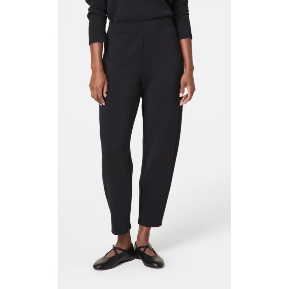 NWT Spanx AirEssentials Barrel Leg Pants Womens XS Black 20823R Soft Stretch